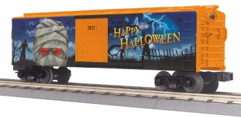 HALLOWEEN BOX CAR W/LEDs